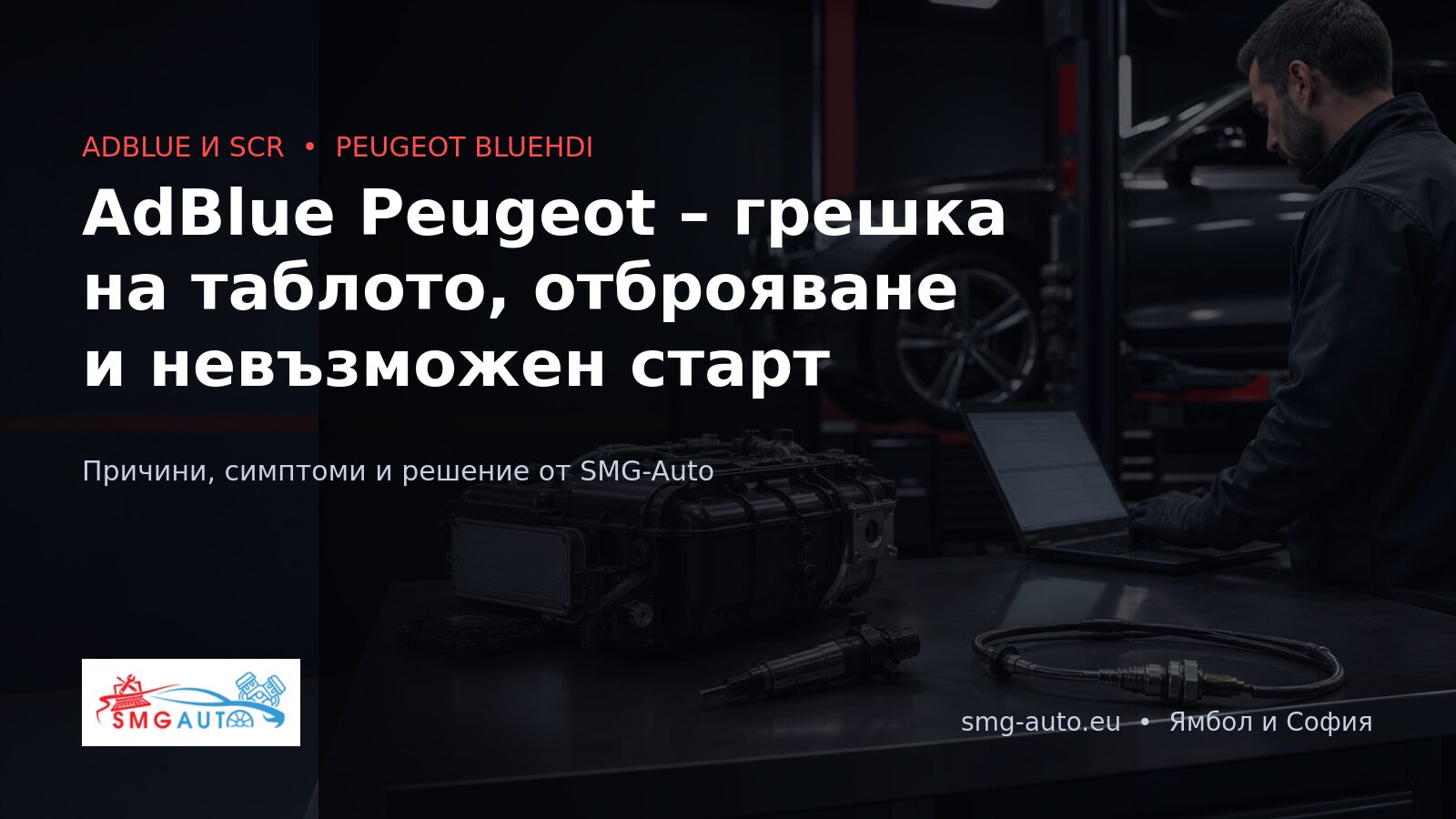 AdBlue Peugeot – грешка на таблото, отброяване и невъзможен старт