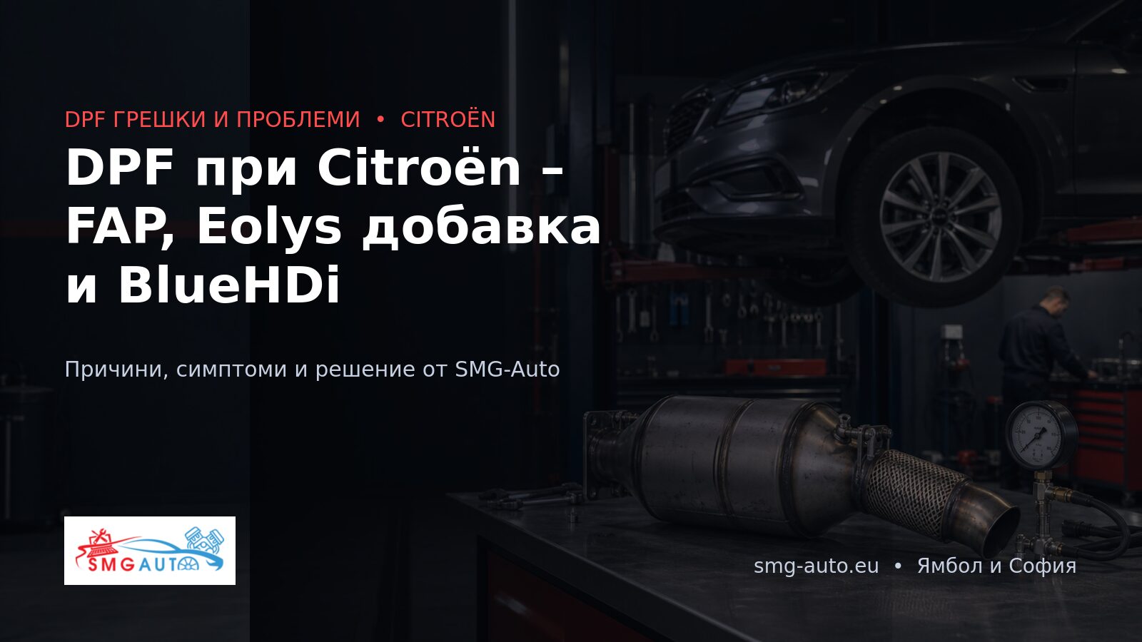 DPF при Citroën – FAP, Eolys добавка и BlueHDi