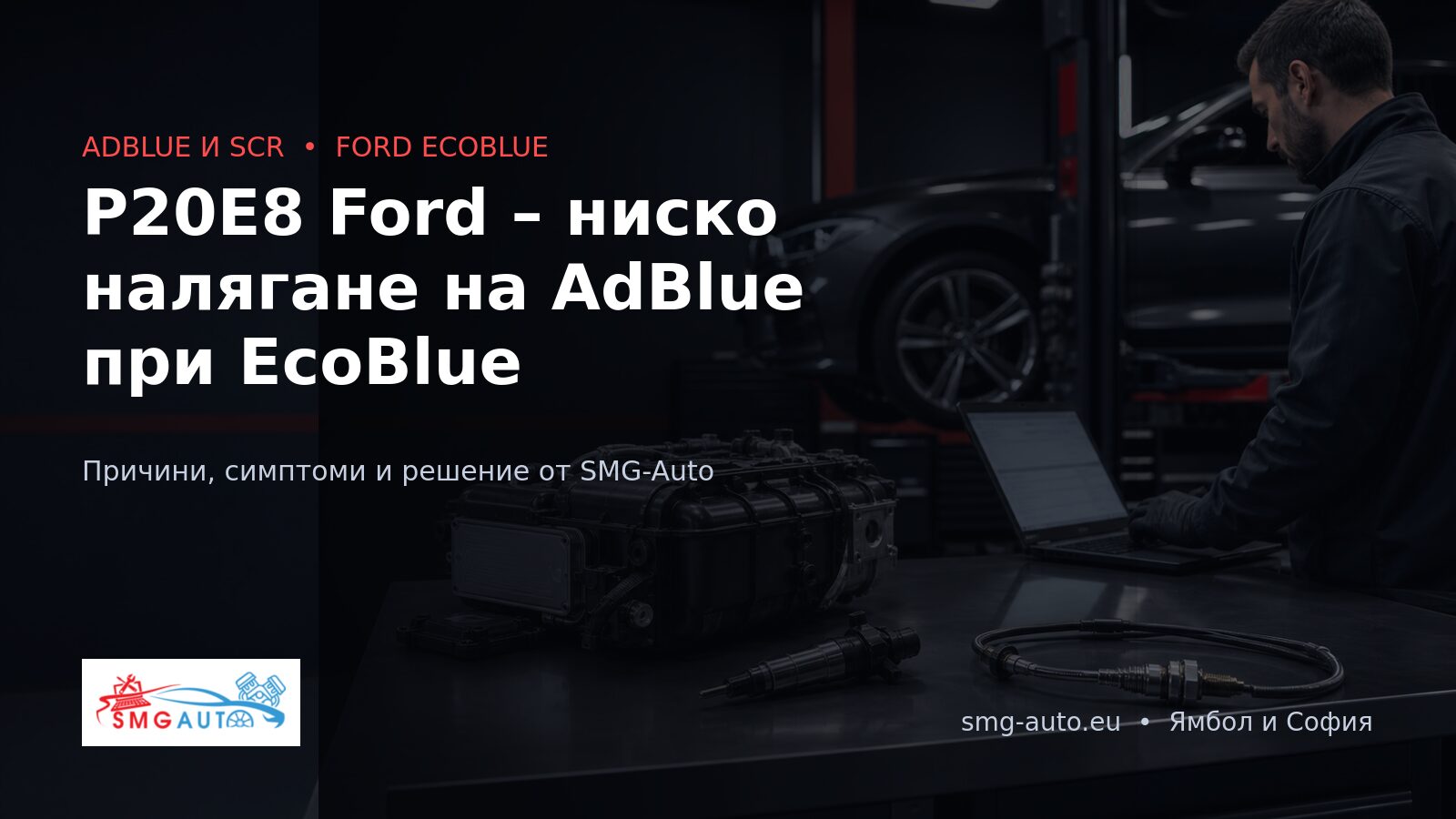P20E8 Ford – ниско налягане на AdBlue при EcoBlue