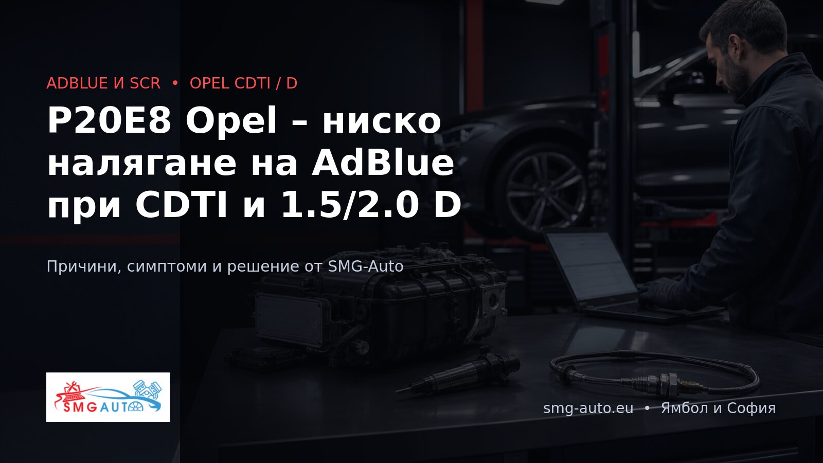 P20E8 Opel – ниско налягане на AdBlue при CDTI и 1.5/2.0 D