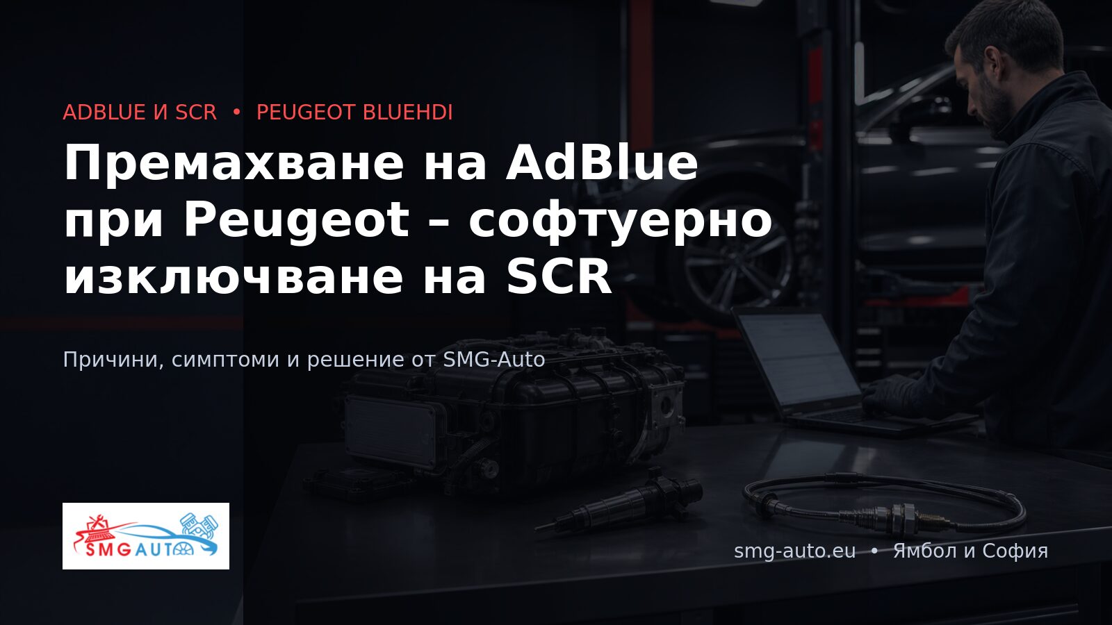 Премахване на AdBlue при Peugeot – софтуерно изключване на SCR