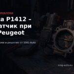 P1412 – датчик на EGR или DPF при VW и Peugeot