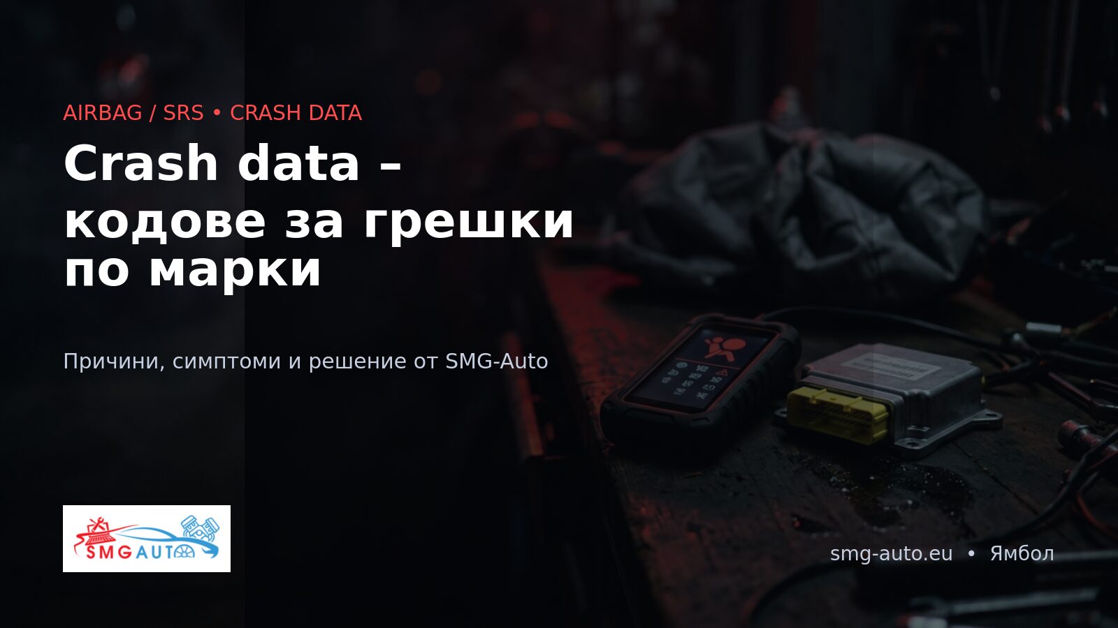 Crash data – кодове за грешки в airbag модула по марки