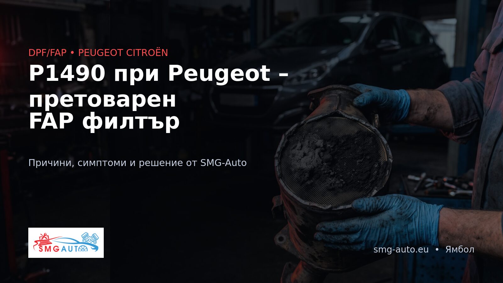 P1490 Peugeot и Citroën – претоварен FAP филтър: причини и решение