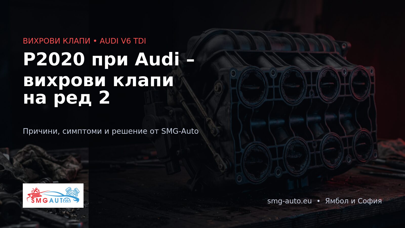 P2020 Audi – вихрови клапи ред 2: причини и решение