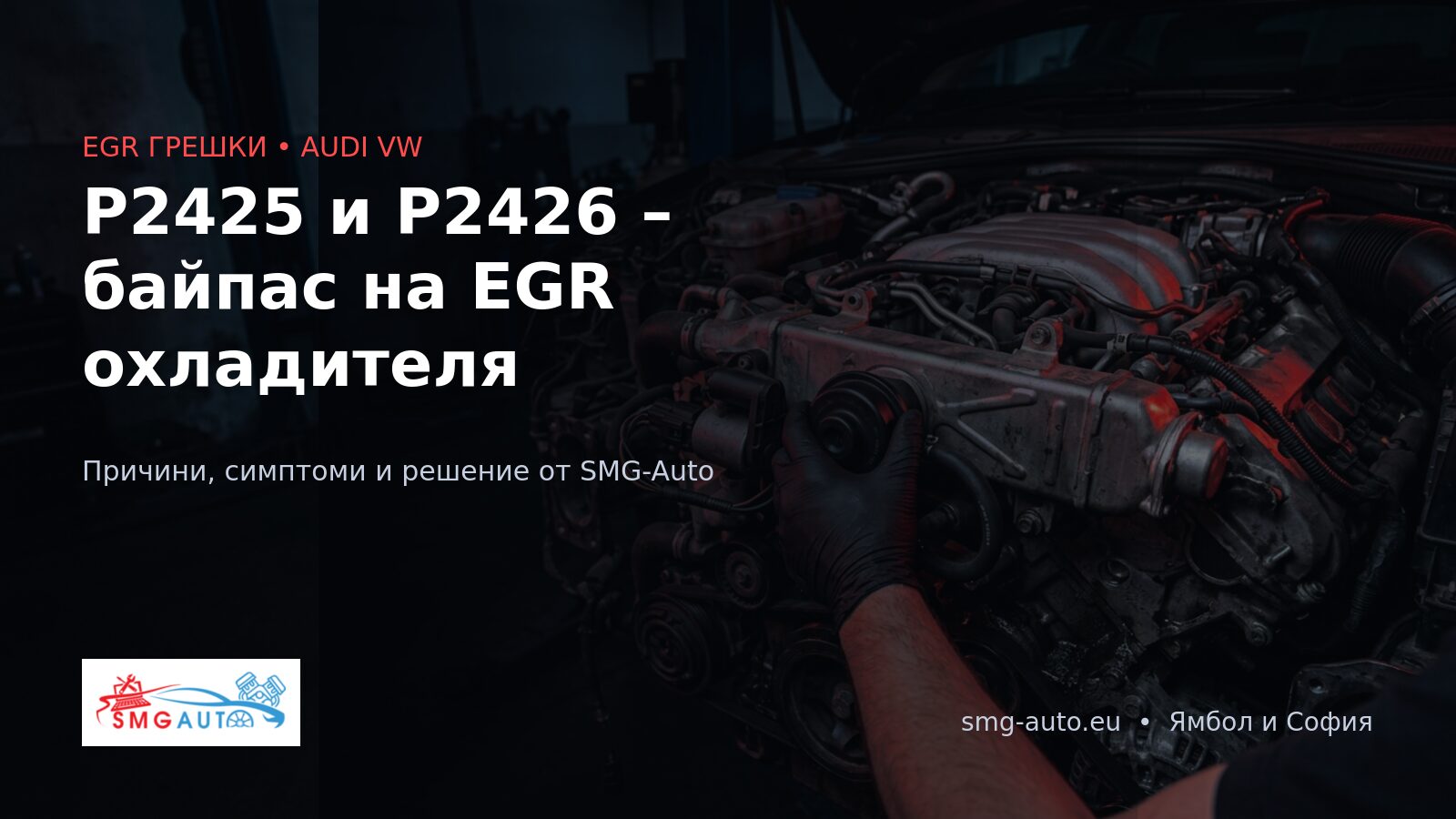 P2425 и P2426 – байпасна клапа на EGR охладителя при Audi и VW: причини и решение